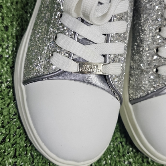 VINCE CAMUTO | GIRLS HIGH-TOP GLITTER PLATFORM SNEAKERS - - Picture 6 of 16